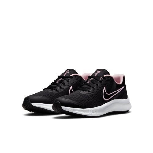 Nike Star Runner 3 versatile jump 3 Star the power. Pink is They\'re to This sky Nike some / (GS) with The play. shoes serious Runner Black for run, and shoots star
