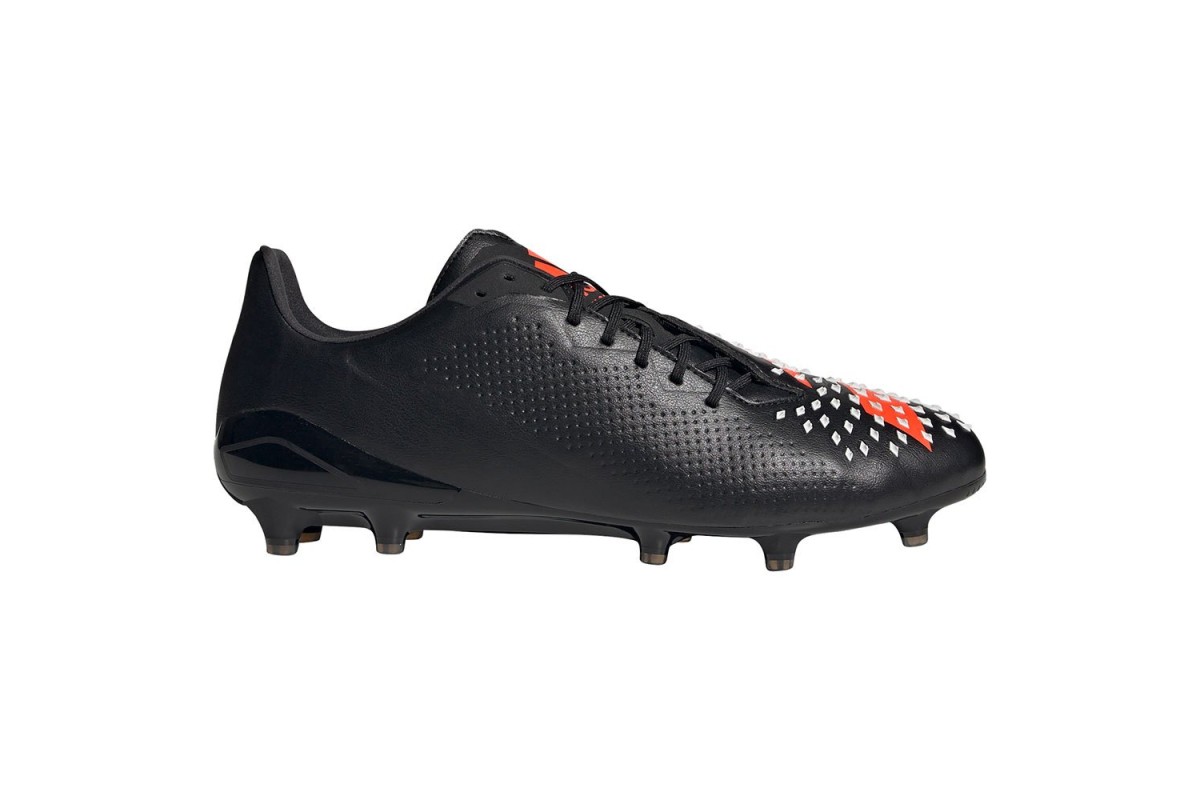 adidas Predator Malice (FG) Rugby Boots Black / Red / White - Whirlwind ...