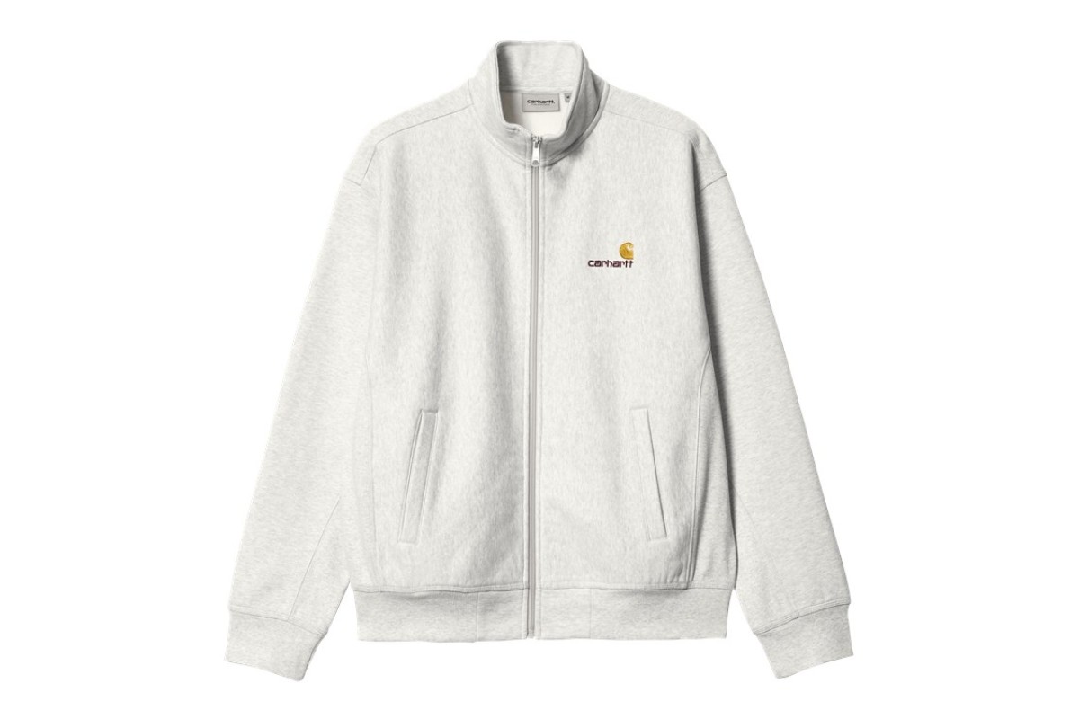 Carhartt WIP American Script Jacket Ash Heather, 80/20% Cotton ...