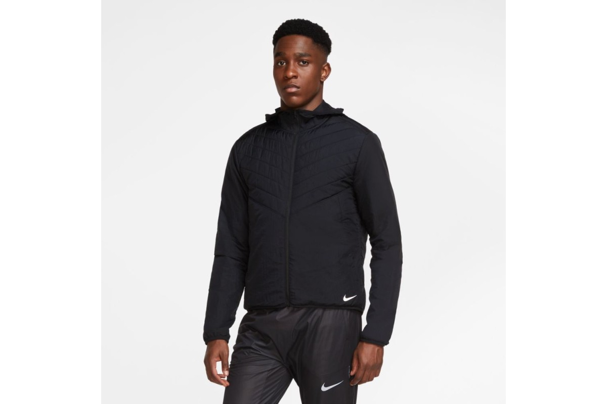 Nike Aerolayer Jacket Black Take on cold weather with confidence in the ...