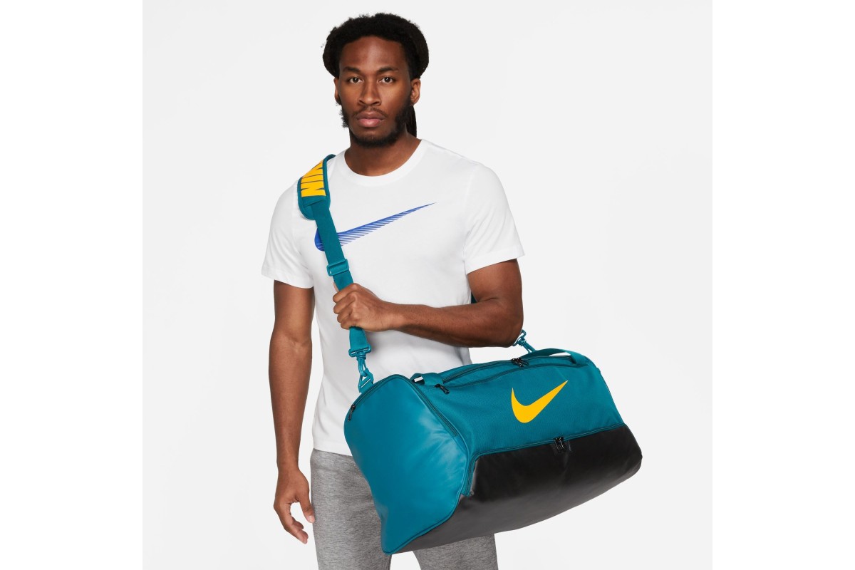 Nike Brasilia 9.5 Training Duffel Bag Geode Green The Nike