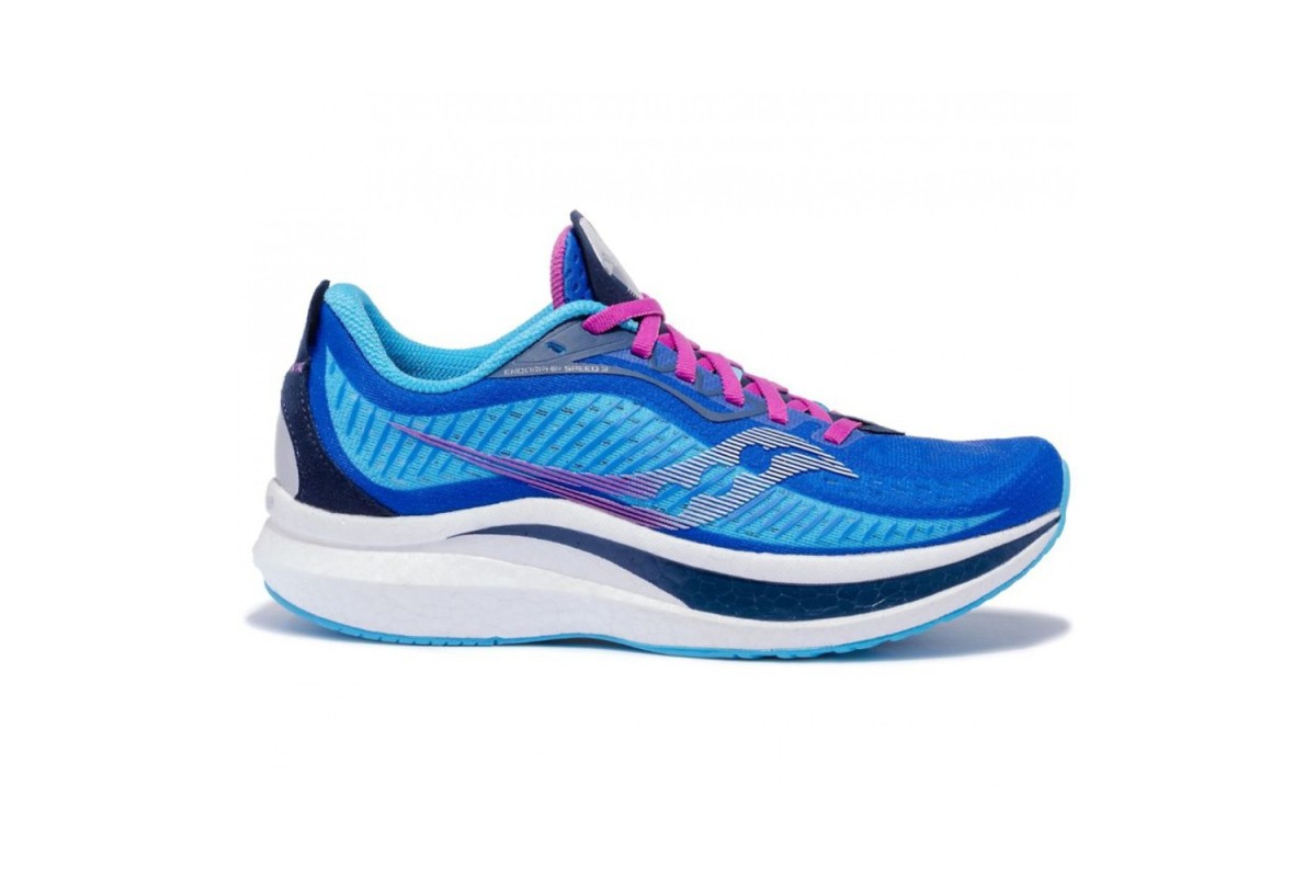 Saucony Endorphin Speed 2 Royal Blue / Blaze Violet Plated for ...