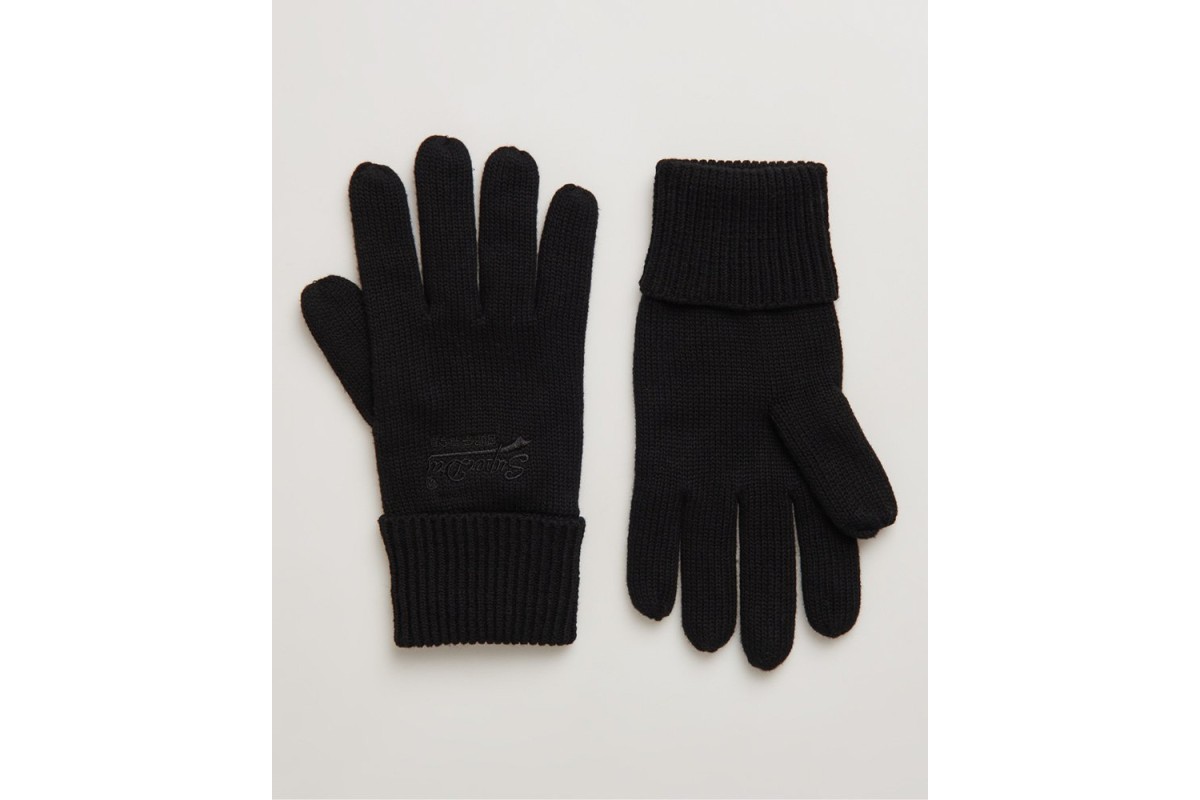 superdry orange label gloves