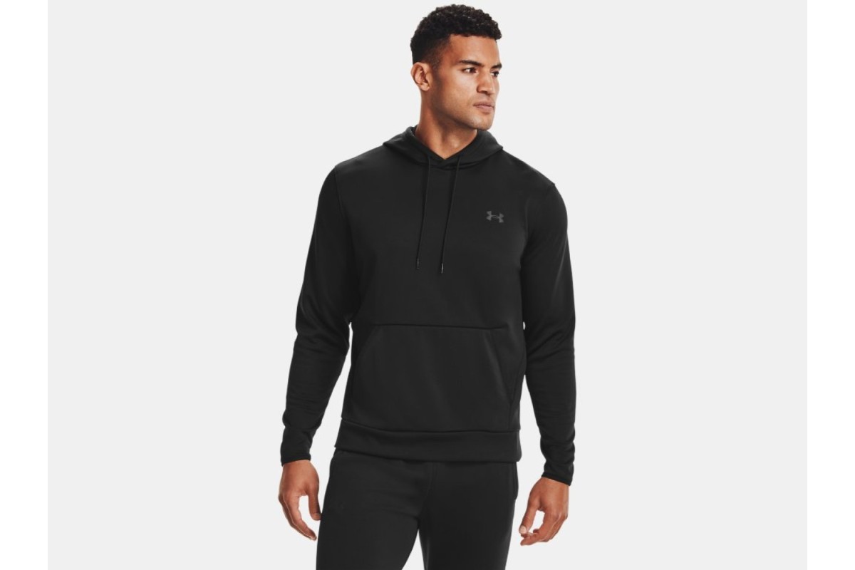 Under Armour Fleece Hoodie Black Black Whirlwind Sports