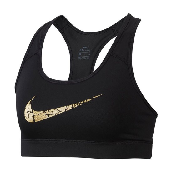 black and gold nike sports bra