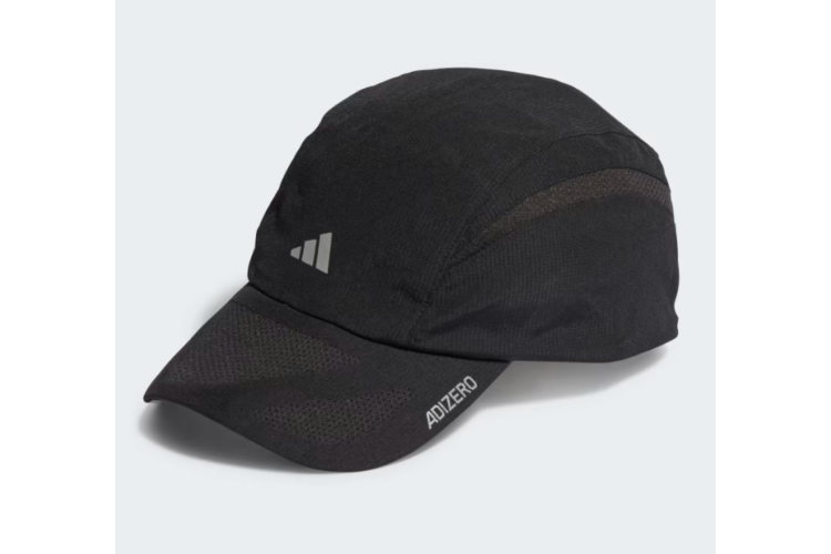 adidas Running x Adizero HEAT.RDY Lightweight Cap Race the clock in this adidas HEAT.RDY running cap. Its lightweight build won t bog you down and laser cut ventilation makes sure that perspiration wo...