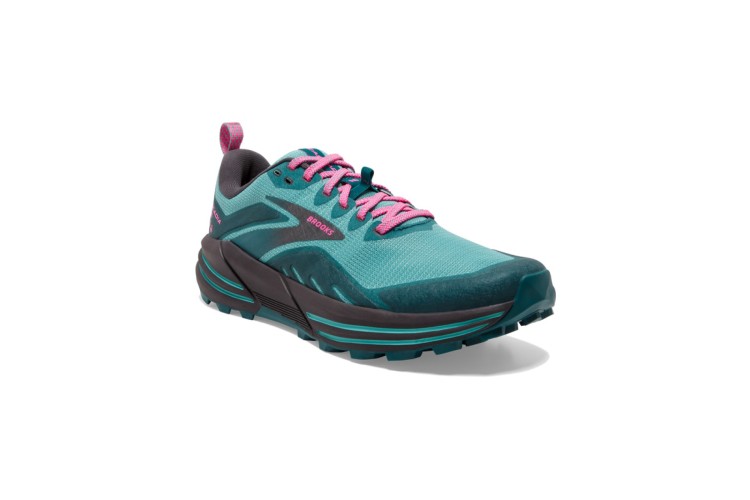 Brooks Cascadia 16 Porcelain Blue Coral Pink